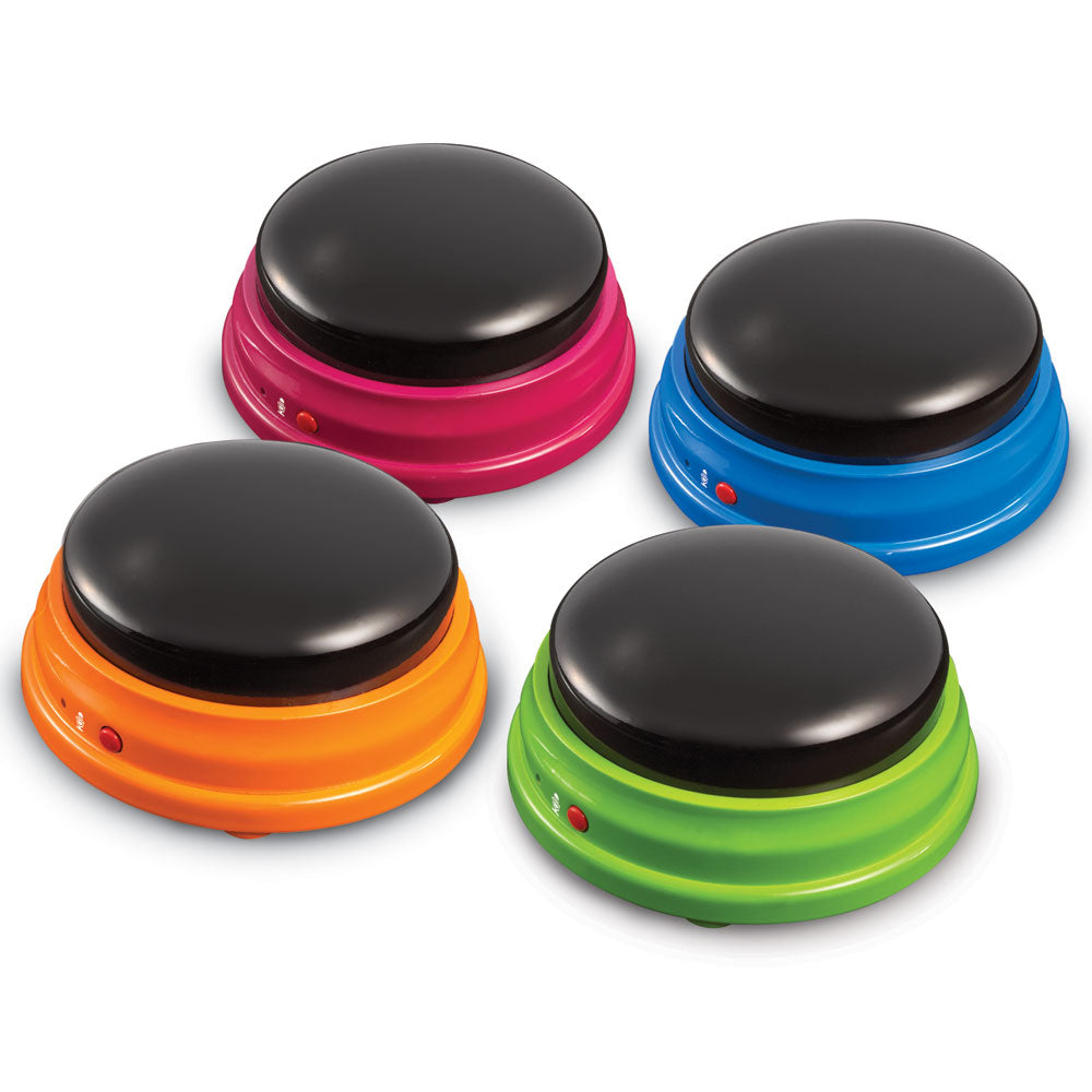 Recordable Answer Buzzers - set of 4