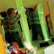 Bubble Tube Acrylic Mirrors - Plywood backed - Various sizes available