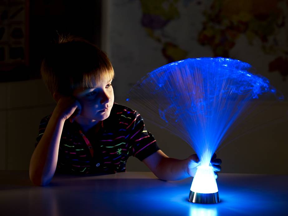 Fibre Optic Ice Lamp