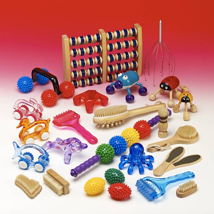 Massage Exploration Bag - SEE VIDEO OF ACTIVITY SUGGESTIONS!