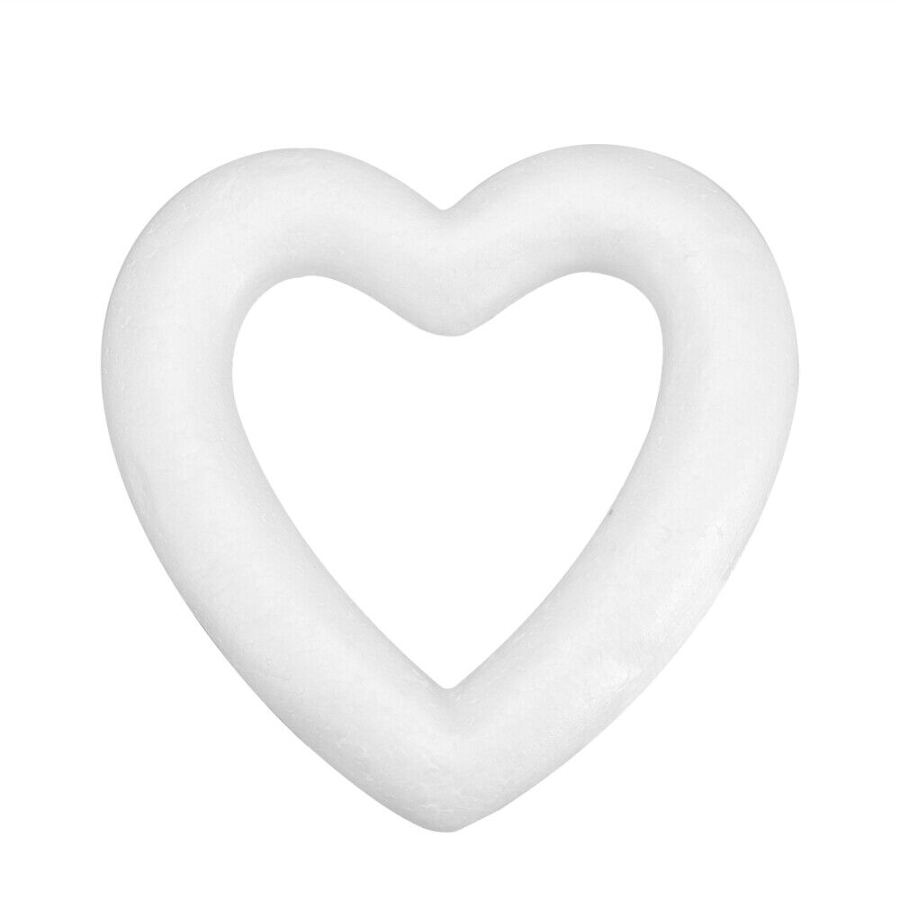Polystyrene Round Heart Wreath- Crafting materials for the classroom