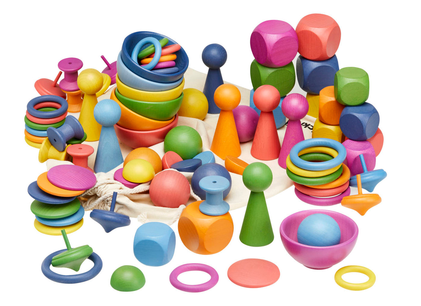 Wooden Rainbow Super Set