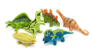 Scrunchy Fidget Coloured Dinosaur - Set of 6