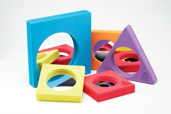 Foam Surround Mirrors Set