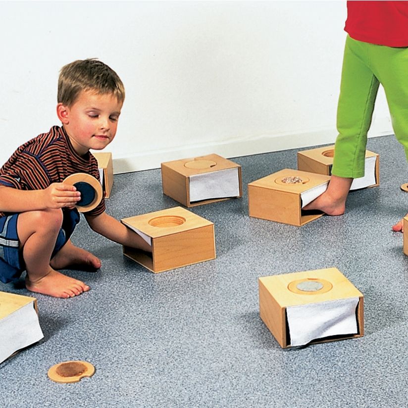 Feelie Tactile Boxes, set of 10