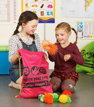 Touch & Squeeze Exploration Bag - NEW REVISED CONTENTS! - see our video of content suggestions!