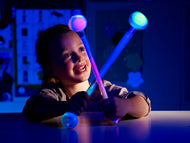 Rainbow Glitter Batons - set of 2