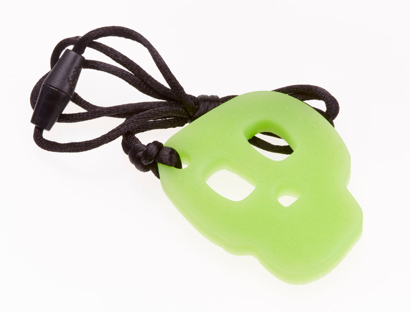Skull Glow in the Dark Chewable Chewy Pendant