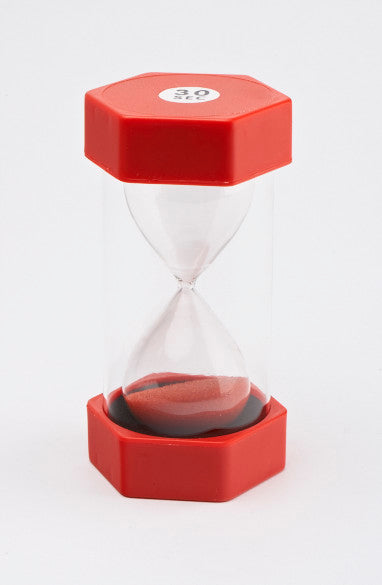Large Sand Timer - available from 30 seconds to 10 minute time periods