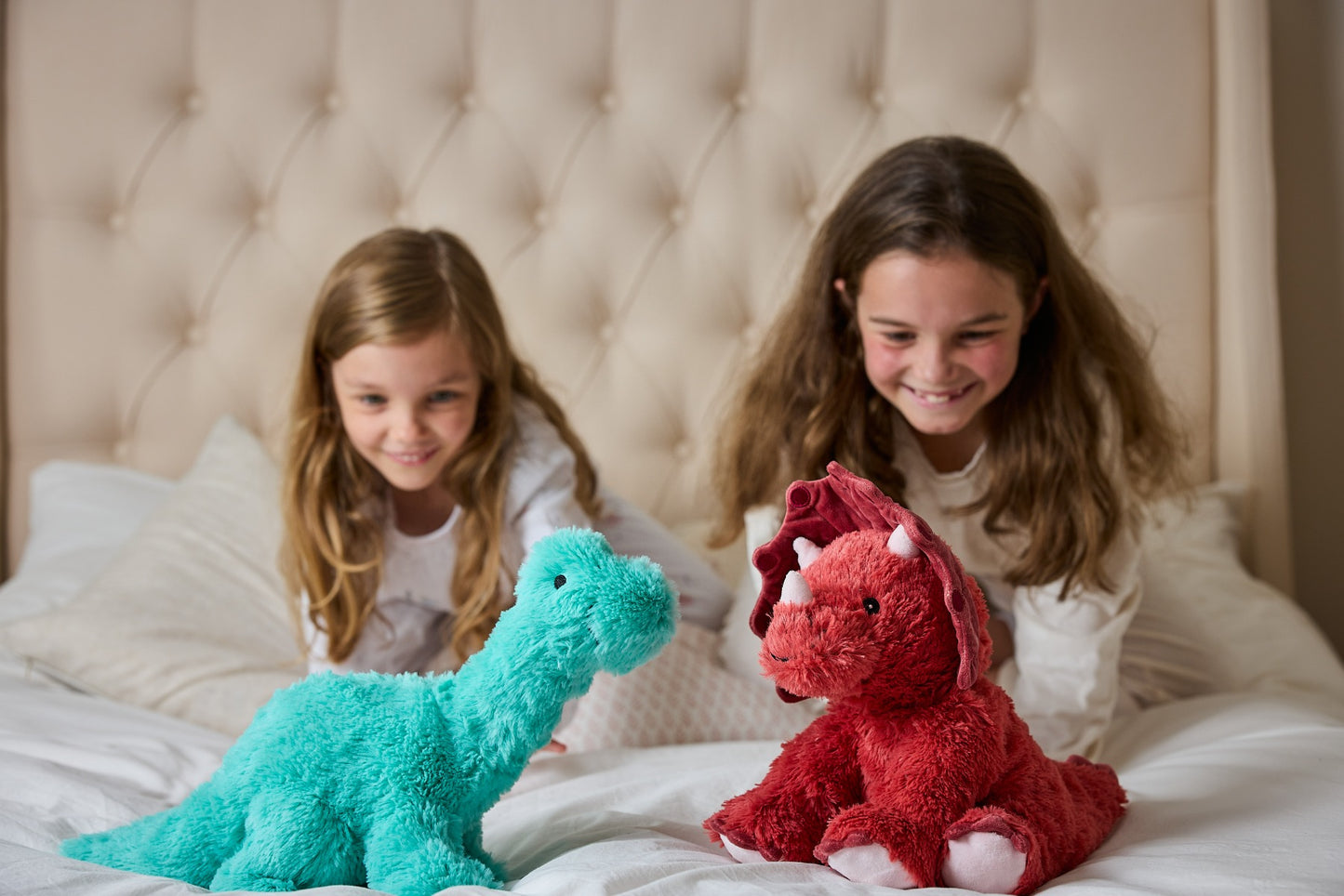 Heat Up Cosy Warmie - Bob the Brontosaurus - weighted at 2lbs