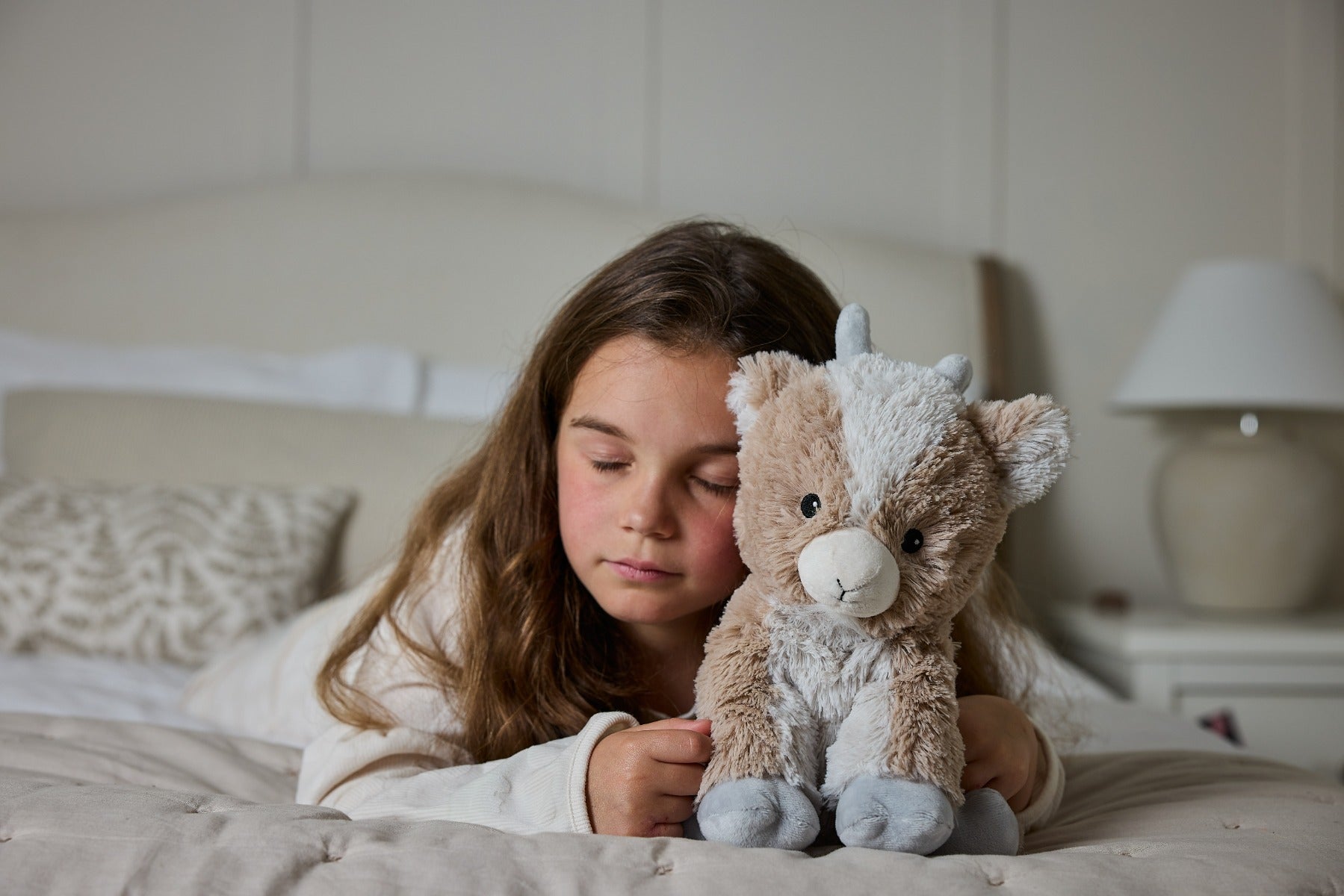 Heat Up Cosy Warmie - Gregory the Goat - weighted at 2lbs