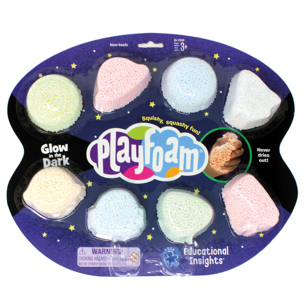 PlayFoam - Glow in the Dark - Pack of 4