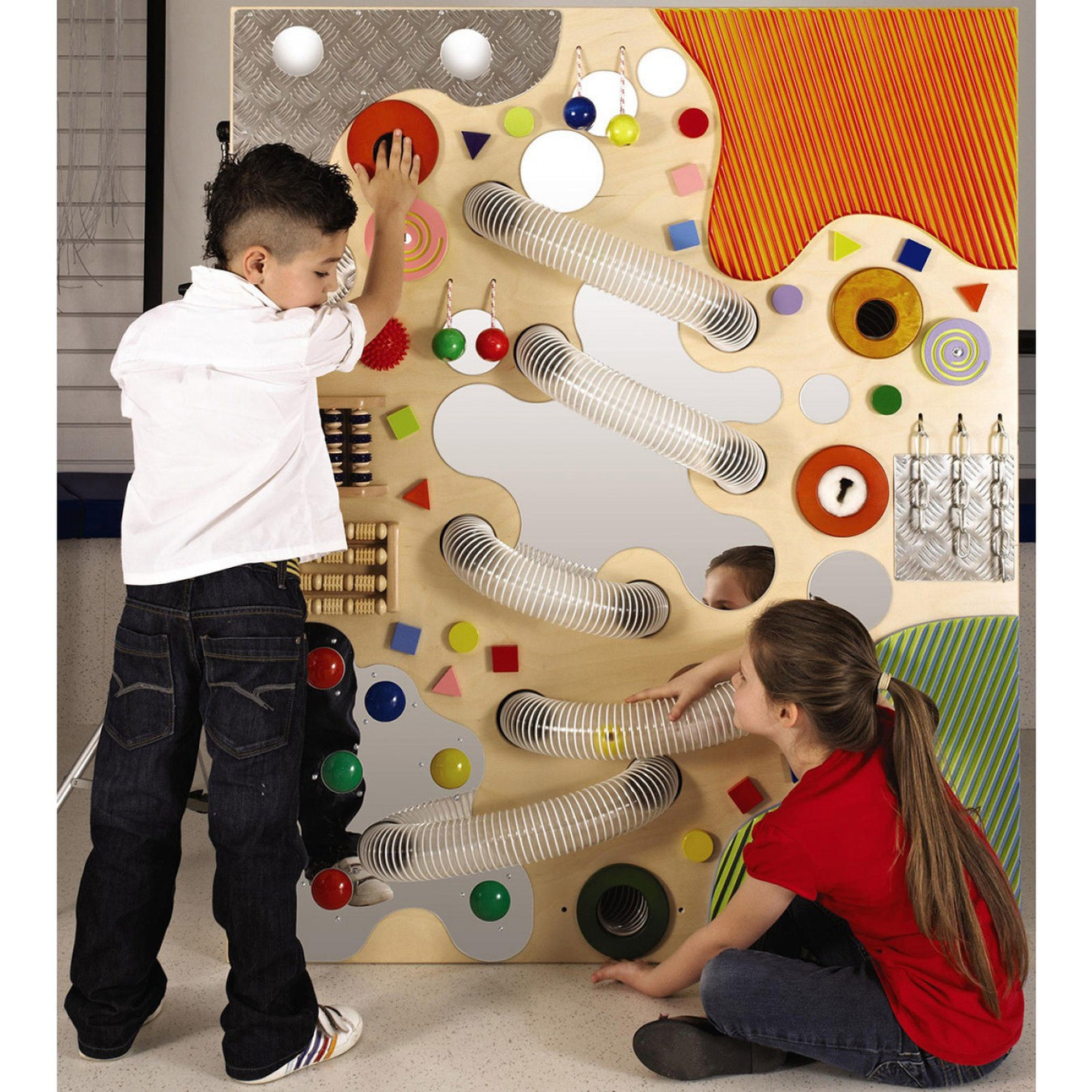 Tubey Tactile Wall Panel (V)