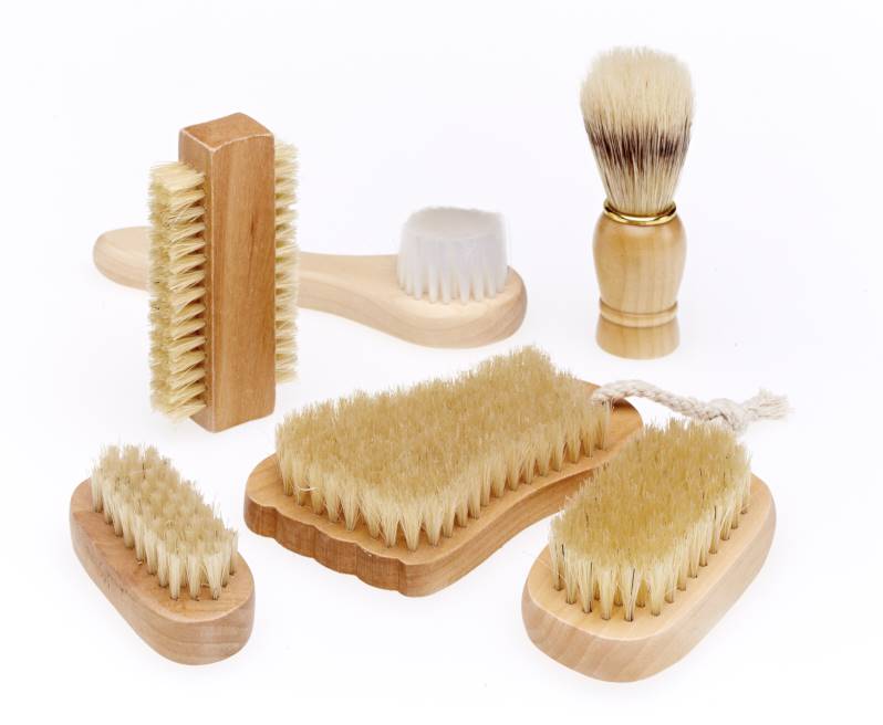 Natural Brushes, set of 6