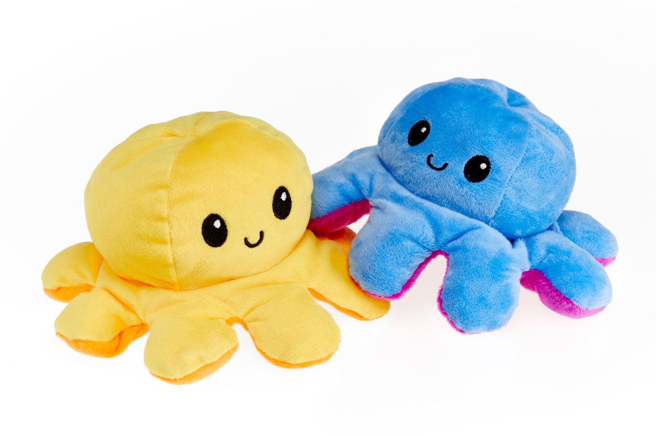 Inside Out Fidget Octopus - Yellow / Orange