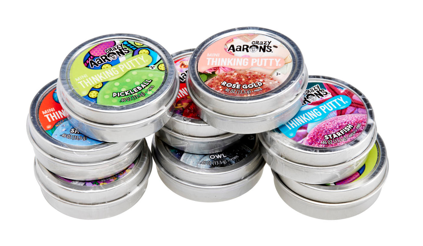 Crazy Aarons Thinking Putty - mini tin selection