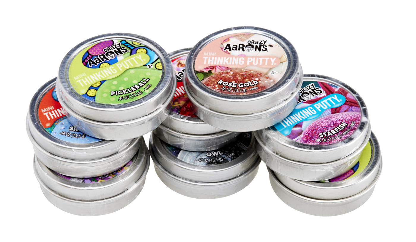 Crazy Aarons Thinking Putty - mini tin selection