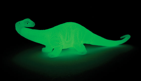 Glow In The Dark Scrunchy Fidget Dinosaur, Single