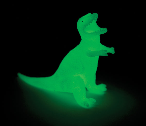 Glow In The Dark Scrunchy Fidget Dinosaur, Single