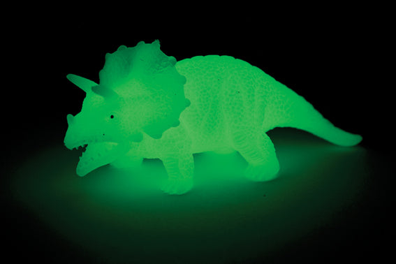 Glow In The Dark Scrunchy Fidget Dinosaur, Single