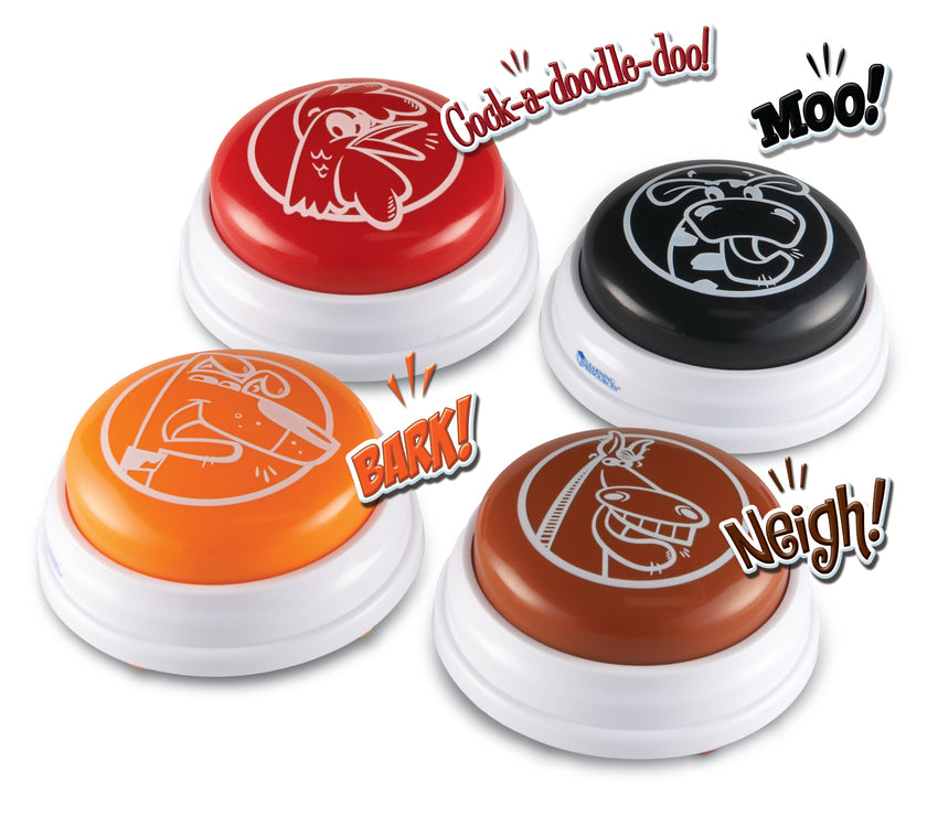 Noisy Barnyard Answer Buzzers - favourite farm friends