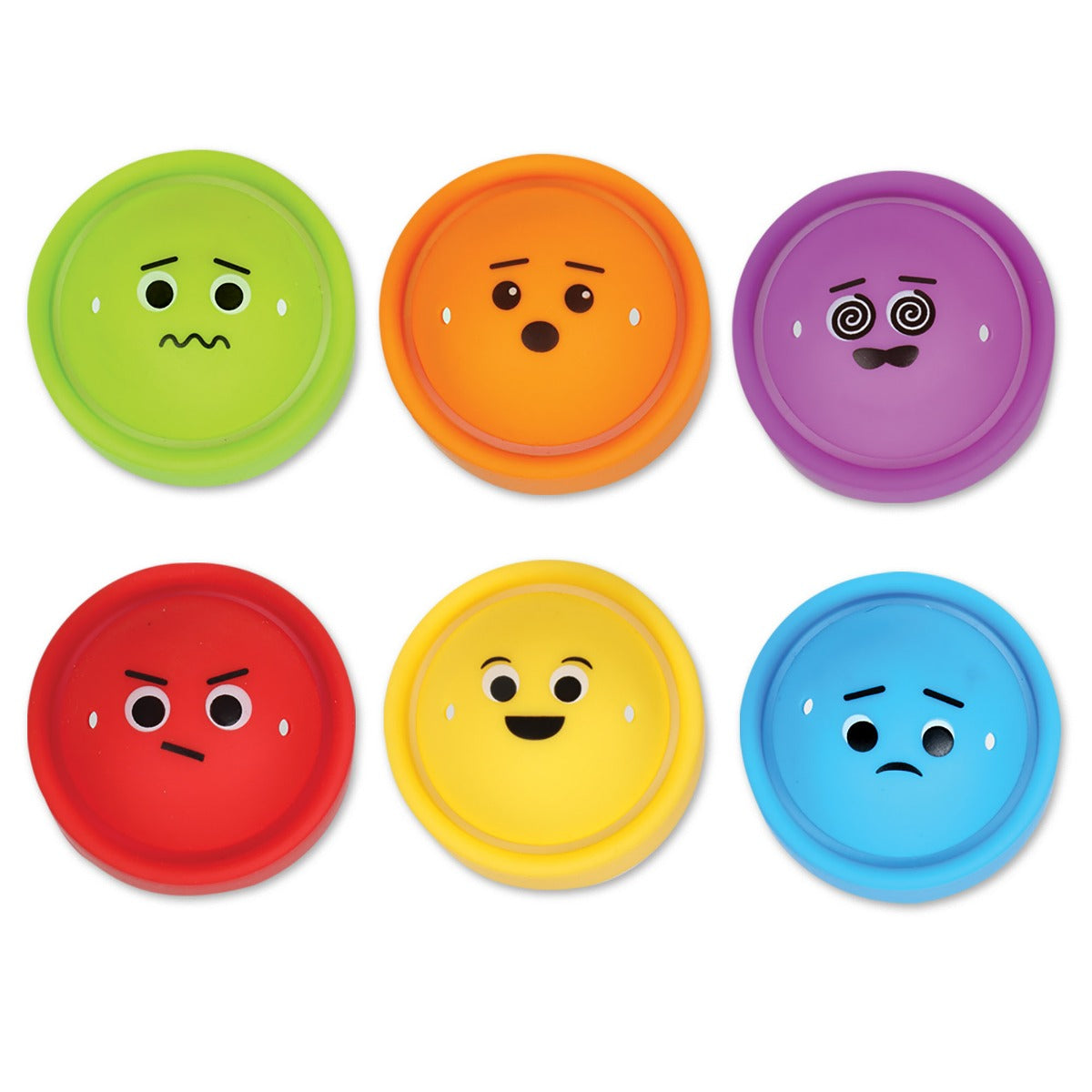 Rainbow Emotions Fidget Poppers - set of 24