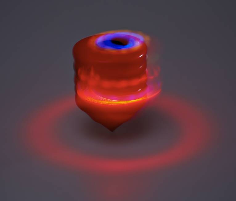 Laser Spinning Top