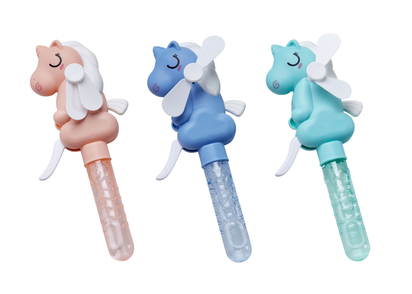 Bubbles & Fan - available in Dino & Unicorn
