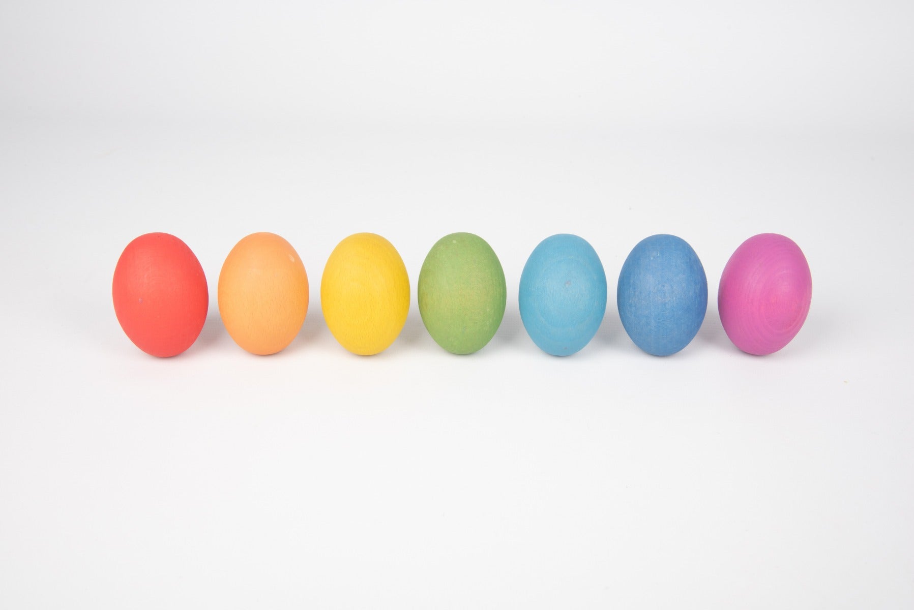 Rainbow Wooden Eggs