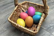 Rainbow Wooden Eggs