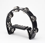 Half Moon Tambourine - Black