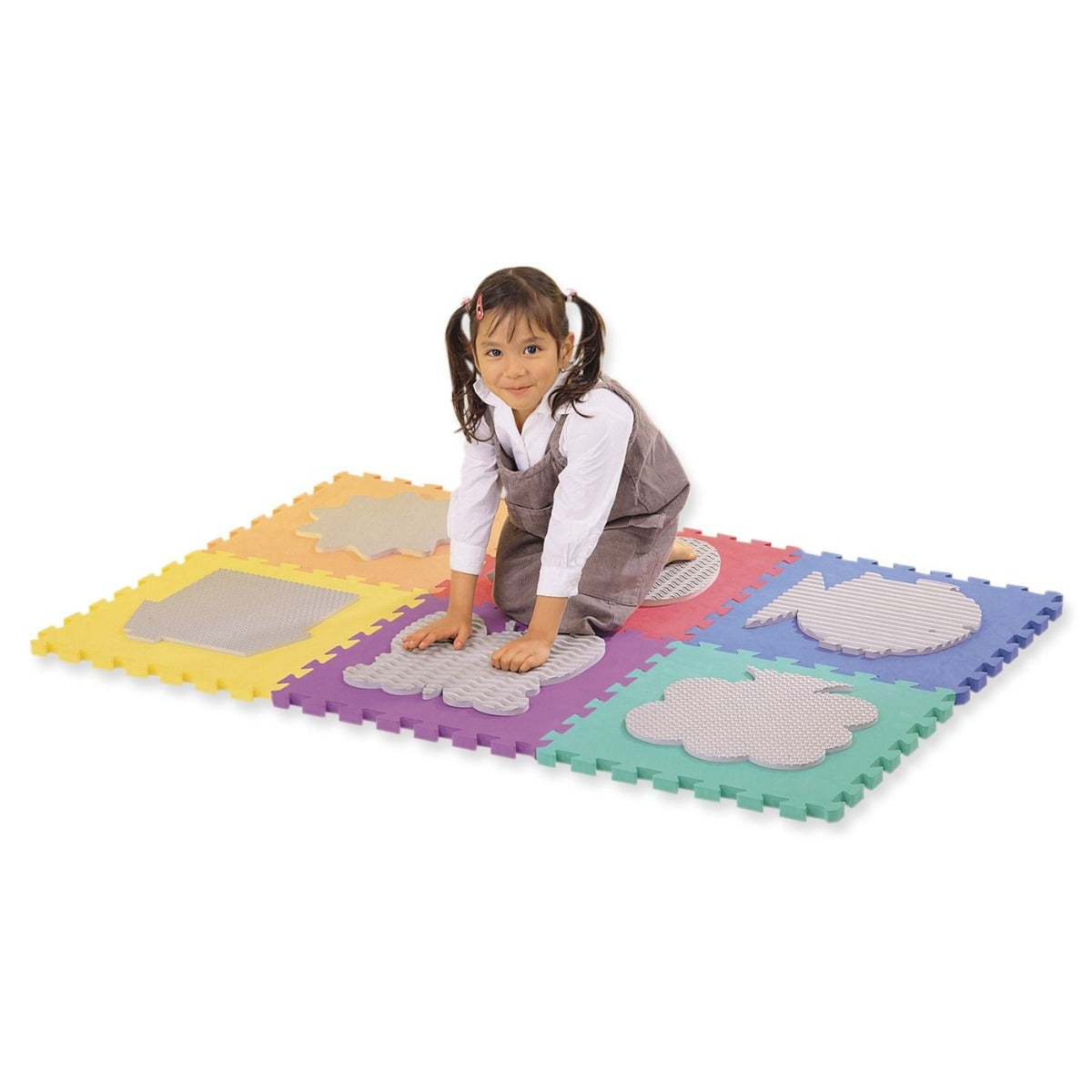 Tactile Square - set of 6 pieces