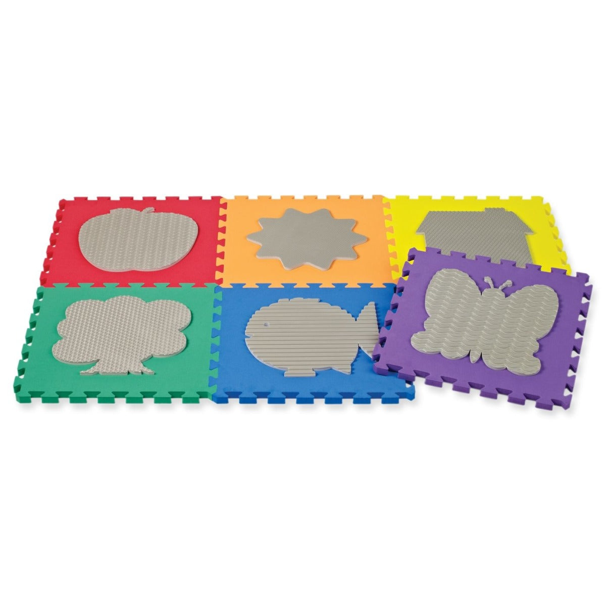 Tactile Square - set of 6 pieces