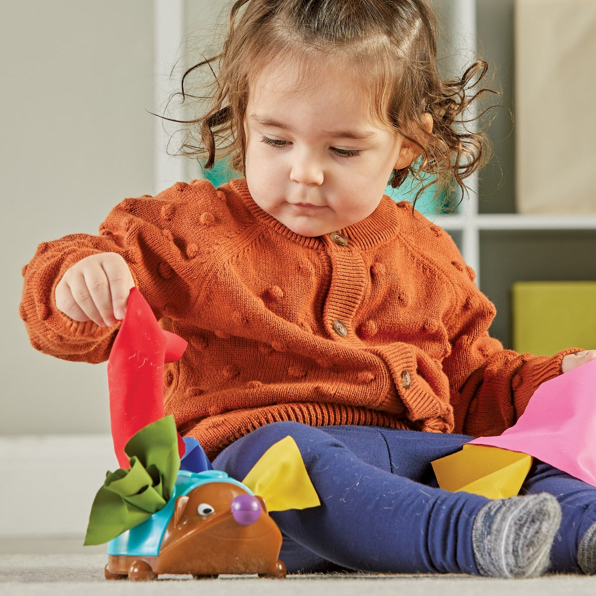 Spike the Fine Motor Hedgehog Tissue Pal