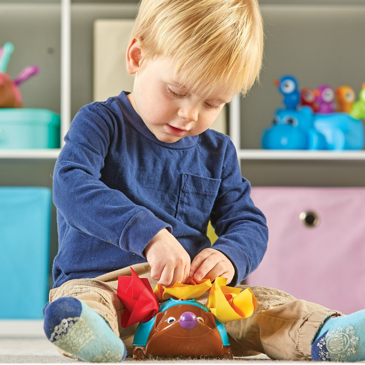 Spike the Fine Motor Hedgehog Tissue Pal