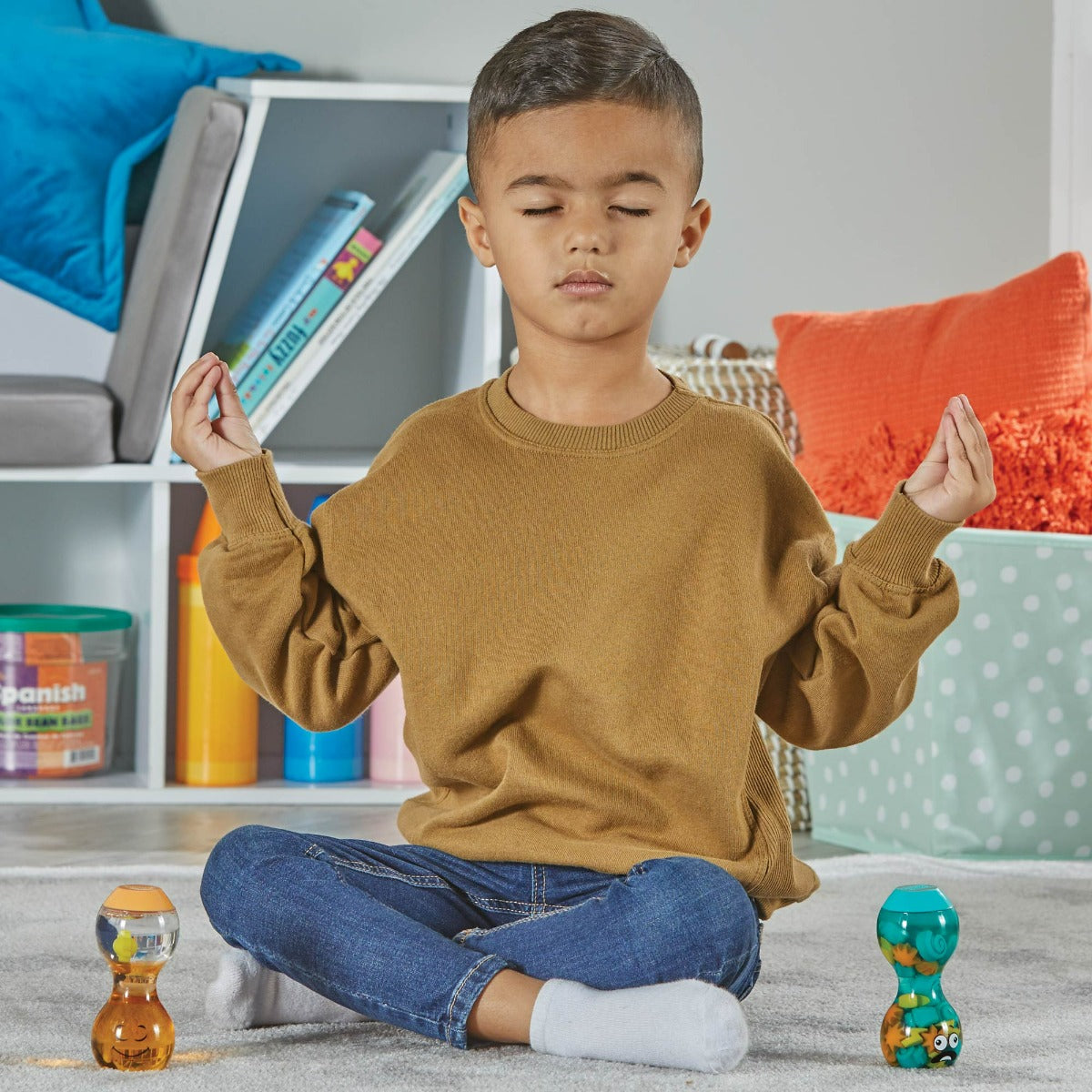 Express Your Feelings Sensory Bottles - Overwhelmed & Calm