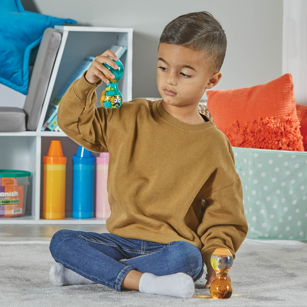 Express Your Feelings Sensory Bottles - Overwhelmed & Calm