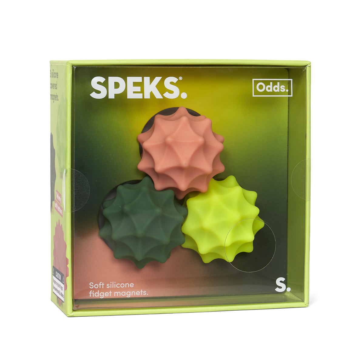 Speks Odds Soft Silicone Fidget Magnets - set of 3