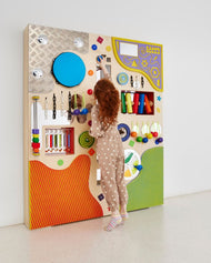 Tubey Tactile Wall Panel (V)