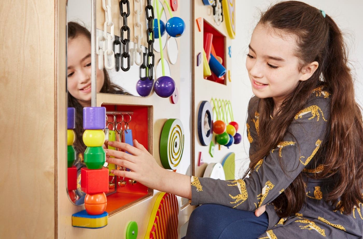 Tubey Tactile Wall Panel (V)