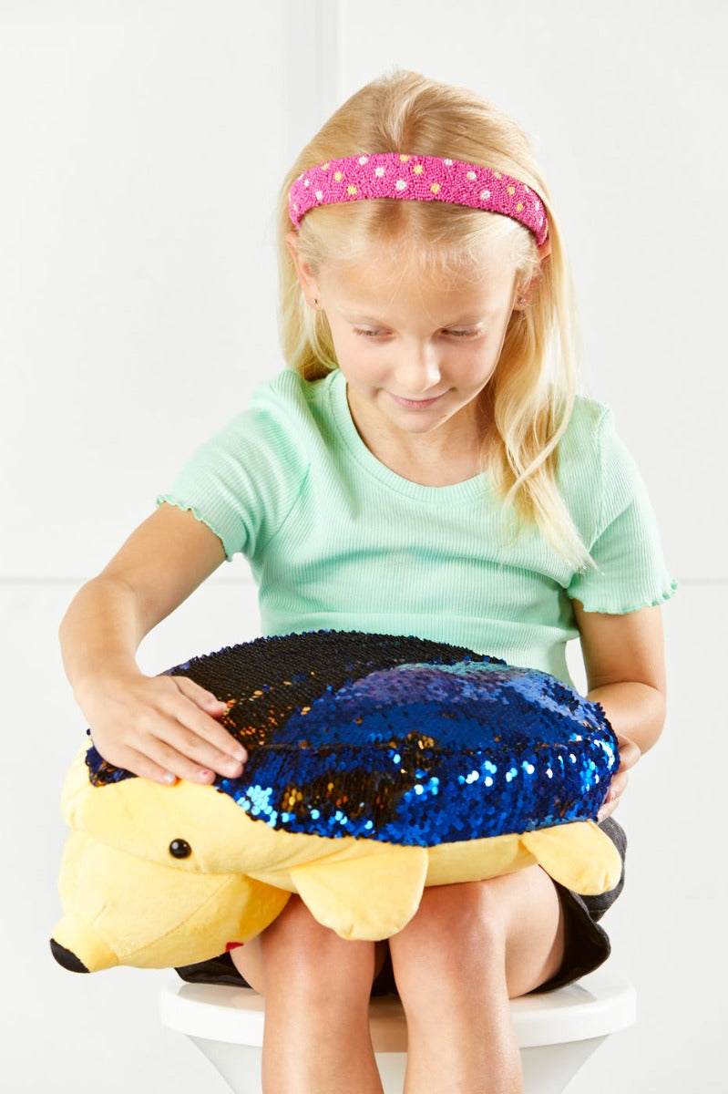 Tactile Weighted  Sequin Hedgehog