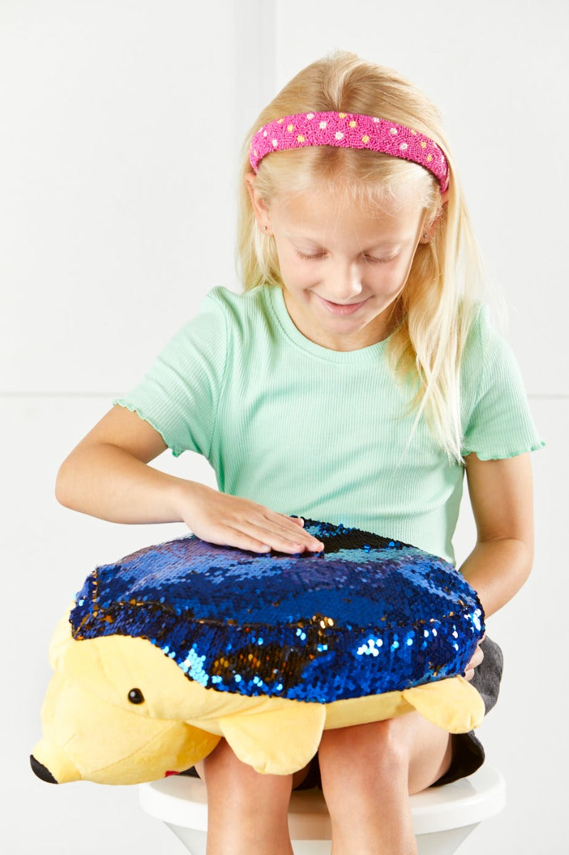 Tactile Weighted  Sequin Hedgehog