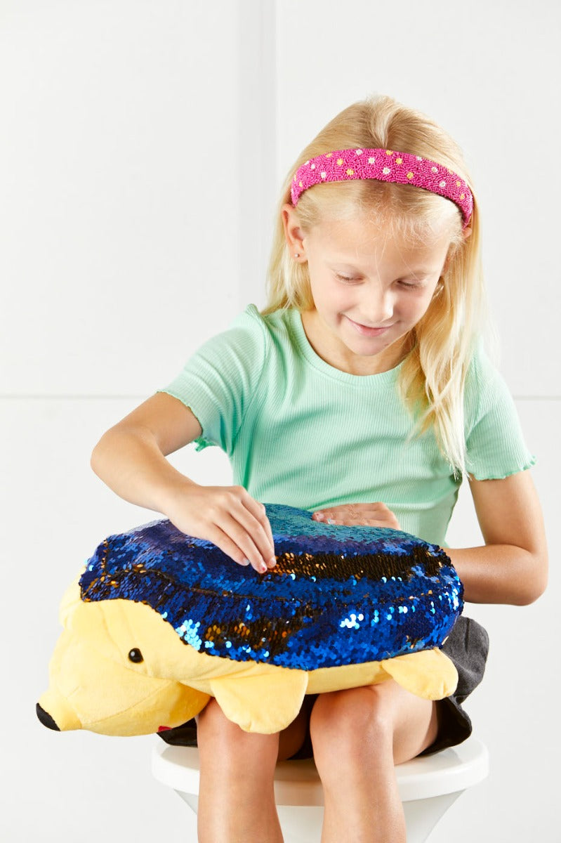 Tactile Weighted  Sequin Hedgehog