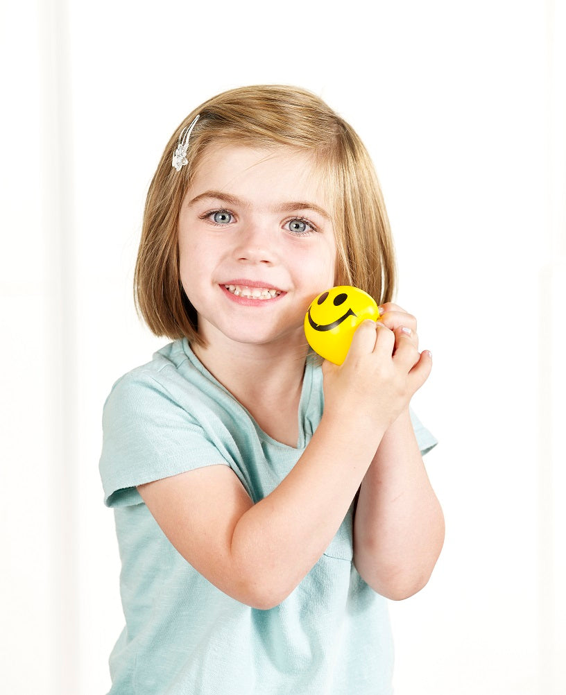 Happy Squeezy Ball, set of 3