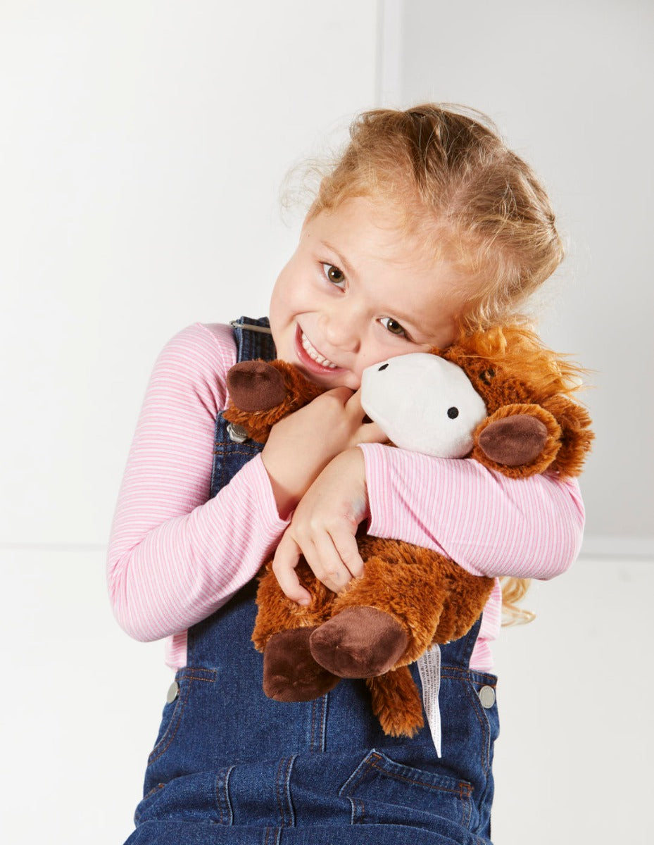 Heat Up Cosy Warmie - Hector the Highland Cow - weighted at 2lbs