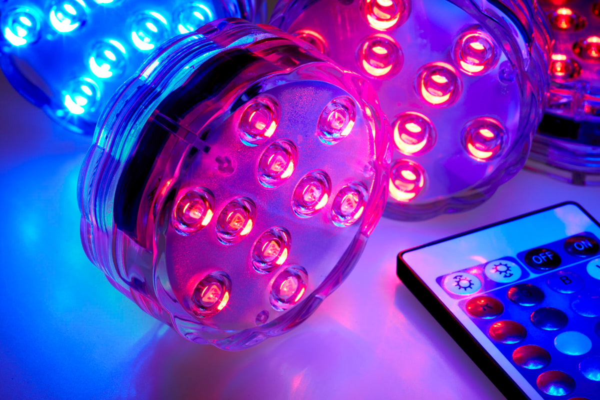 Dark Den Calming LED Disc Lamp - spa lights - several quantity options available