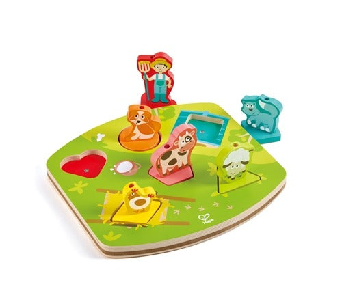 Farmyard Sound Puzzle Board