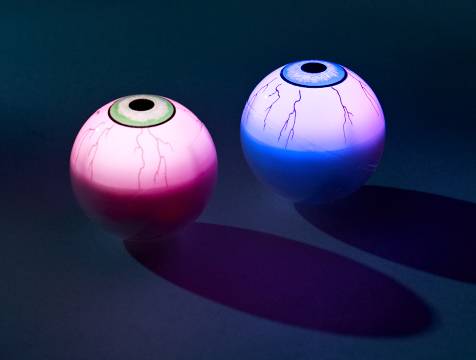 Gliding Light Up Eyeballs, set of 2 - Halloween Fun
