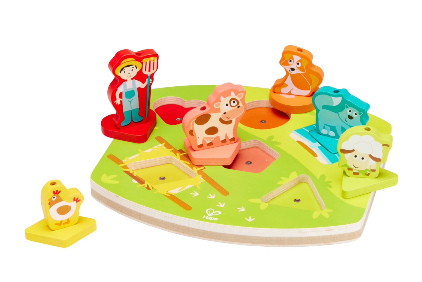 Farmyard Sound Puzzle Board