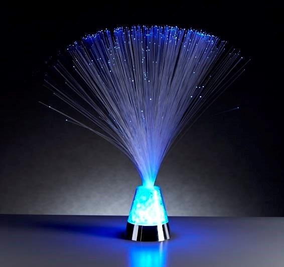 Fibre Optic Ice Lamp - switch adapted
